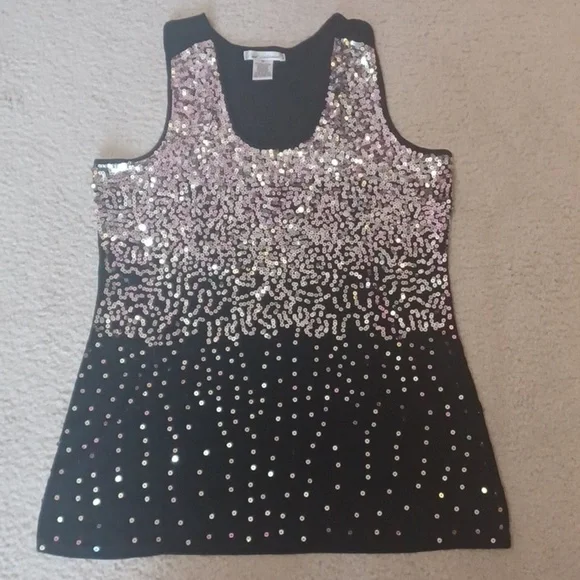 Cool Attitude Racerback Sequins Top - Picture 1 of 10